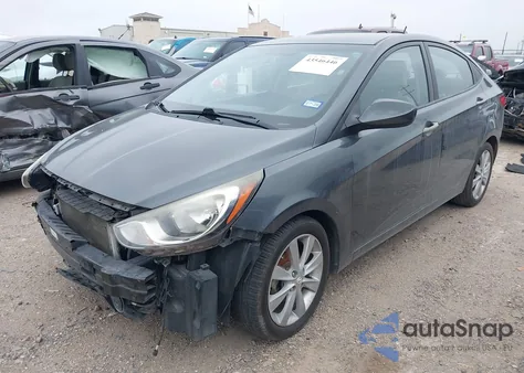 2013 Hyundai Accent Gls z USA, uszkodzony, nr VIN KMHCU4AE7DU319991